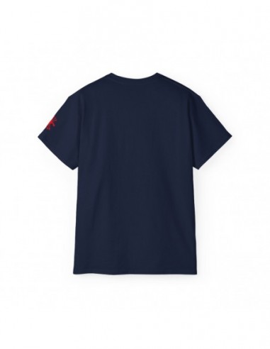 Camiseta Azul Logo Falange en Manga