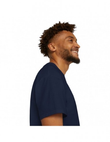 Camiseta Azul Logo Falange en Manga